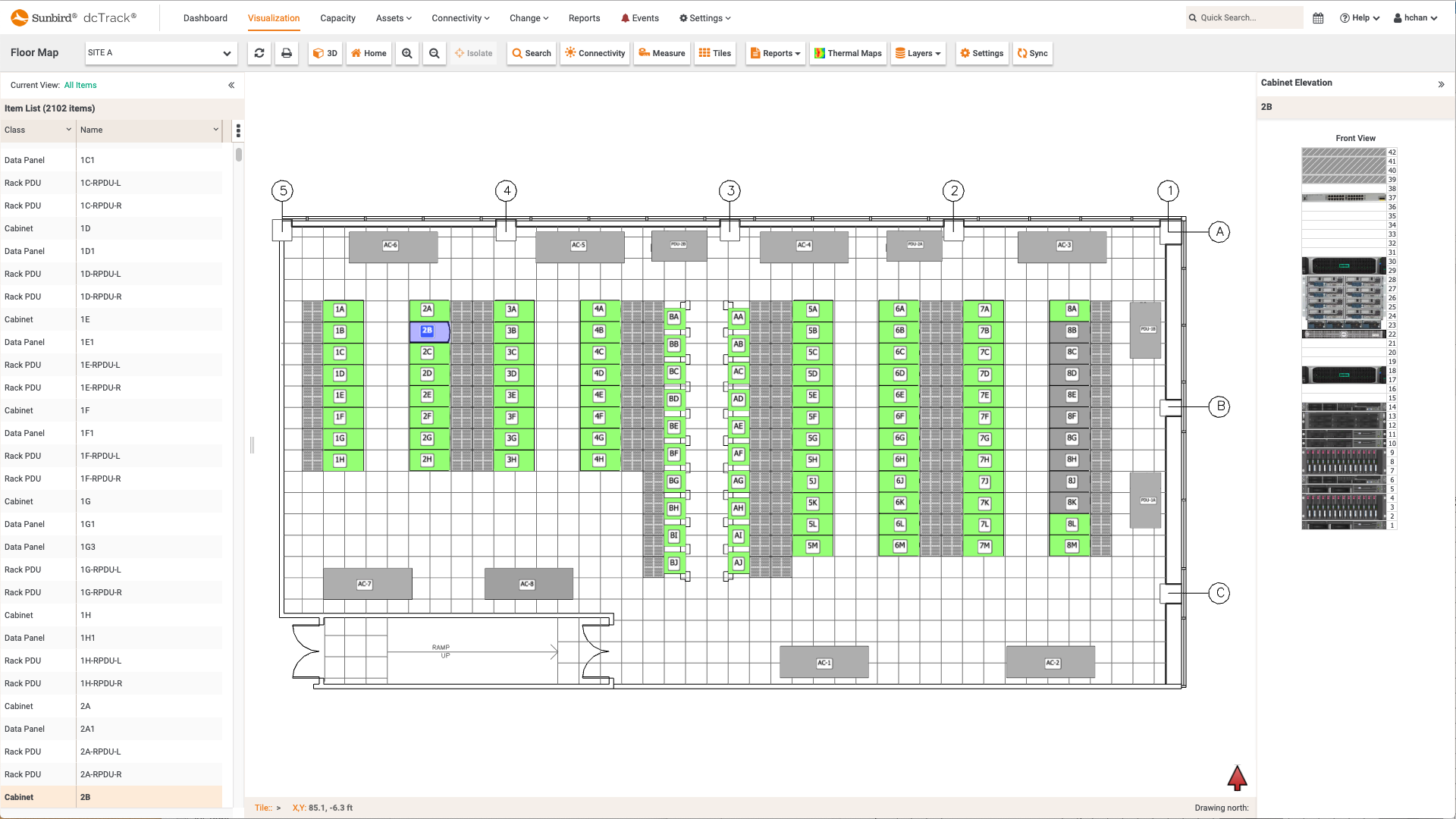 Floor Map Overlay Reports